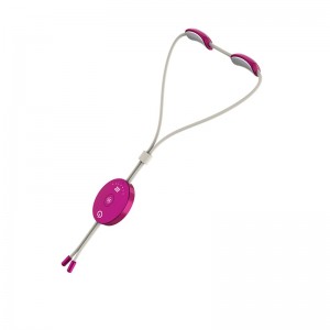 통증 완화를위한 휴대용 전기 맥박 목 마사지, 열 방아쇠 지점 마사지가있는 지능형 목 마사지